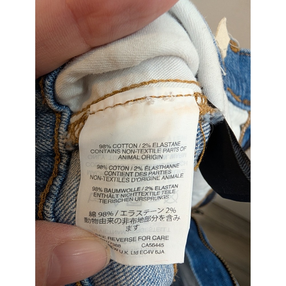 Madewell 9 High Rise Skinny Jeans Distressed Medium Wash 34Wx38L - Picture 6 of 7